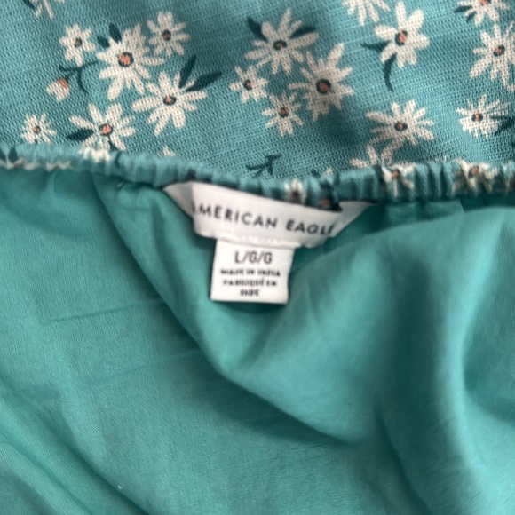 super cute size L green floral sundress from American Eagle - Picture 4 of 4